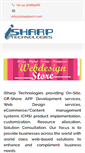 Mobile Screenshot of isharptech.com